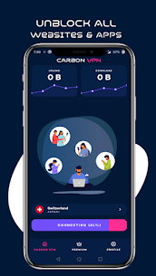 تحميل تطبيق Carbon VPN Pro Premium آخر إصدار للأندرويد 3