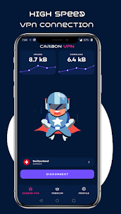 تحميل تطبيق Carbon VPN Pro Premium آخر إصدار للأندرويد 1