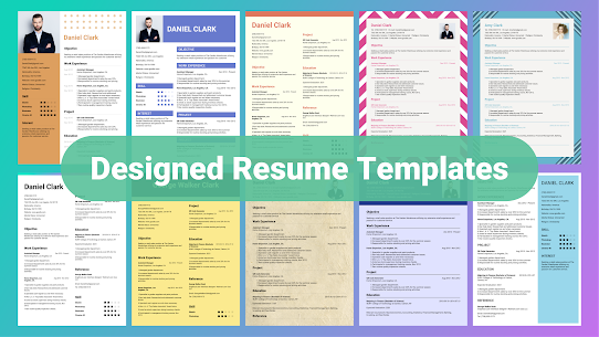 تحميل تطبيق Resume Builder pro لإنشاء سيرة ذاتية للأندرويد 2022 3
