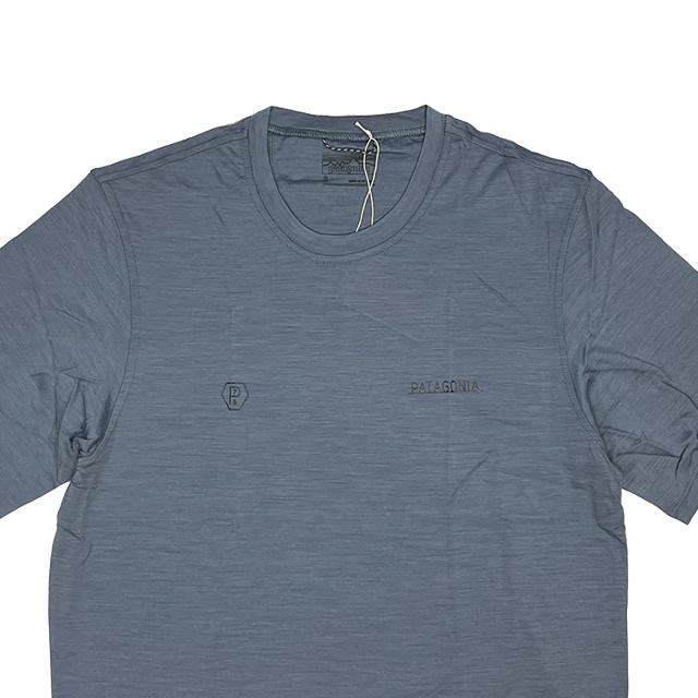 PATAGONIA パタゴニア キャプリーン クール メリノ グラフィック シャツ CAPILENE COOL MERINO GRAPHIC SHIRT FMIG FORGE MARK ICONS: PLUME GREY 44590