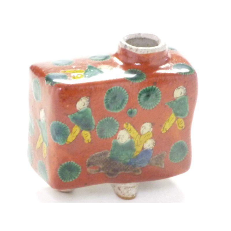 九谷焼一輪挿し木米写し