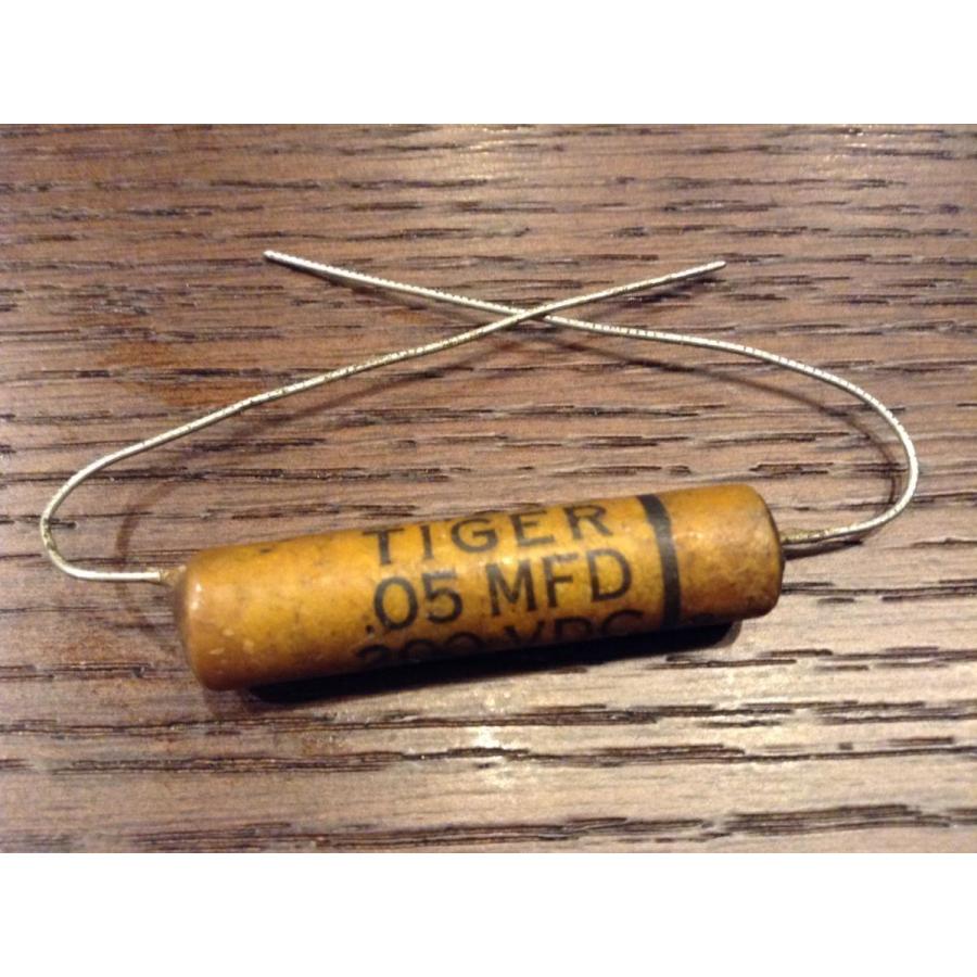 ビンテージ Cornell Tiger .05 200v Wax コンデンサ 新品 お勧め(シングル)(在庫3)