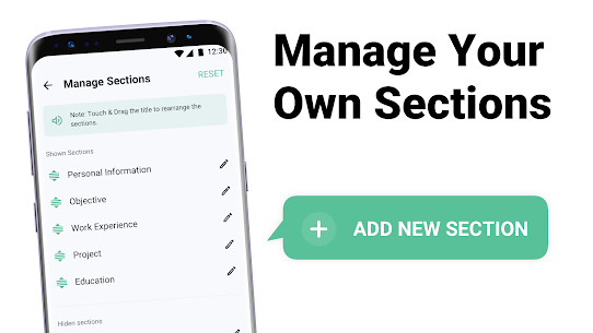 تحميل تطبيق Resume Builder pro لإنشاء سيرة ذاتية للأندرويد 2022 5