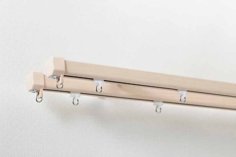 機能性 カーテンレール 機能と施工に優れたスタンダード エリート Mセット(レール同色) 天井付 1.82m スイッチボット2個付属