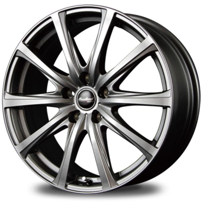 ホイール単品 1本 EuroSpeed V25 メタリックグレー 16インチ 6J+43 5H-100
