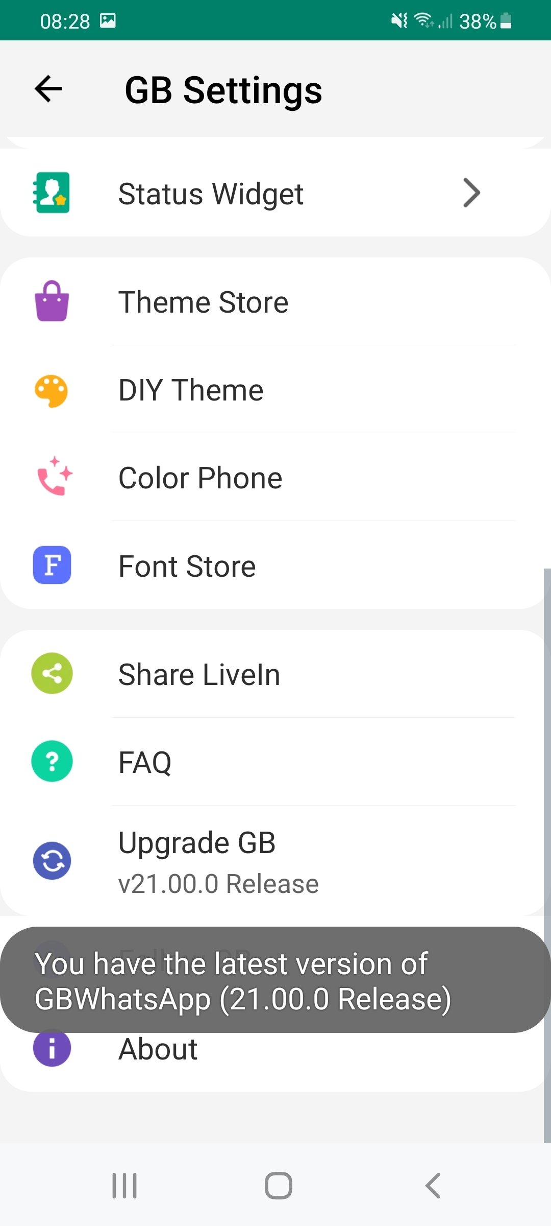 تحميل تطبيق GBWhatsApp آخر إصدار 2022 للأندرويد 1