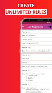 تحميل تطبيق AutoResponder for IG لرد التلقائي على رسائل انستغرام برو للأندرويد 3