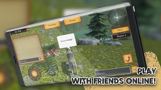 تحميل لعبة Wolf Simulator Evolution مهكرة 2023 للأندرويد 2