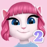 تحميل لعبة My Talking Angela 2 مهكرة 2024 للأندرويد