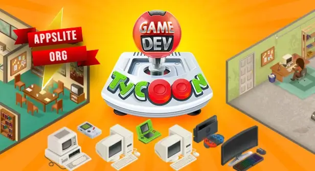 Background تحميل لعبة Game Dev Tycoon مهكرة 2024 للأندرويد 