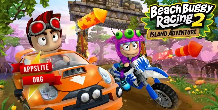 Background تحميل لعبة Beach Buggy Racing 2‏ مهكرة 2024 اخر إصدار 