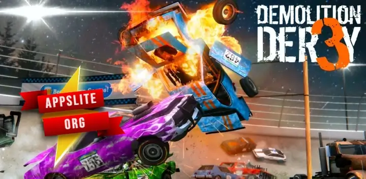 Background تحميل لعبة Demolition Derby 3‏ مهكرة 2024 للأندرويد مجاناً 