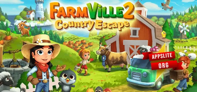 Background تحميل لعبة FarmVille 2: Country Escape مهكرة 2024 للأندرويد 