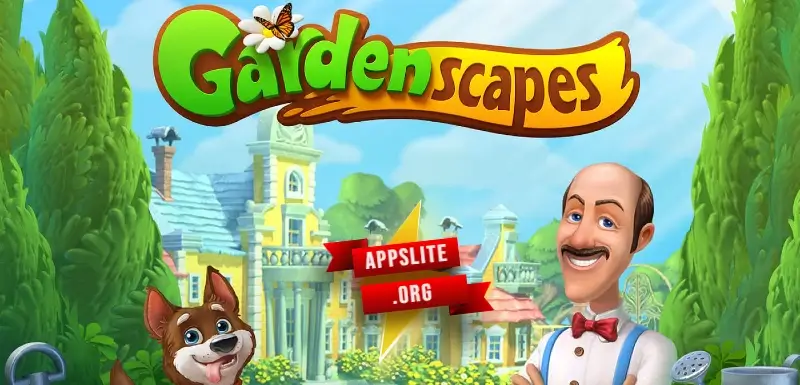 Background تحميل لعبة Gardenscapes مهكرة 2024 اخر اصدار للأندرويد 
