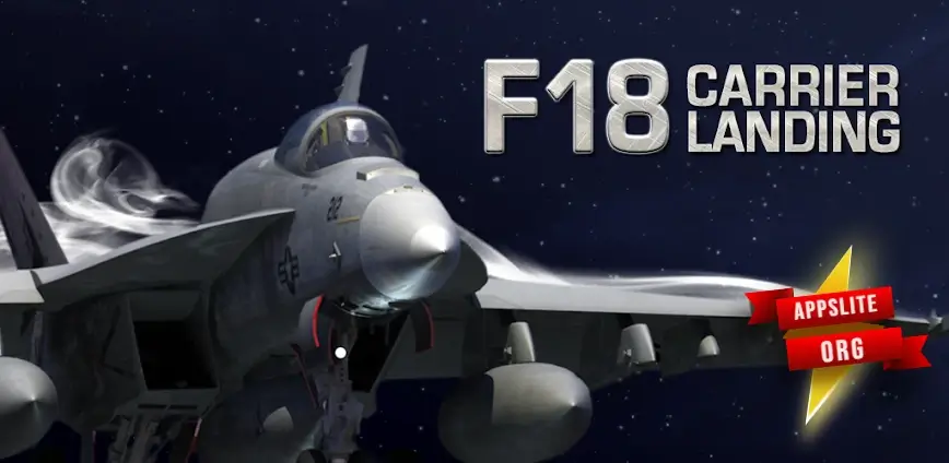 Background تحميل لعبة F18 Carrier Landing مهكرة 2024 للأندرويد 