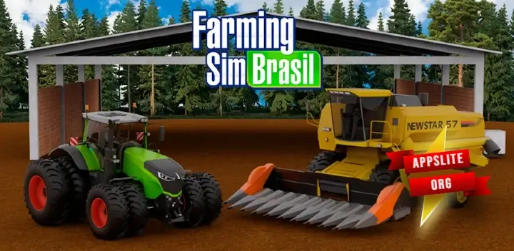 Background تحميل لعبة Farming Sim Brasil مهكرة 2024 للأندرويد 