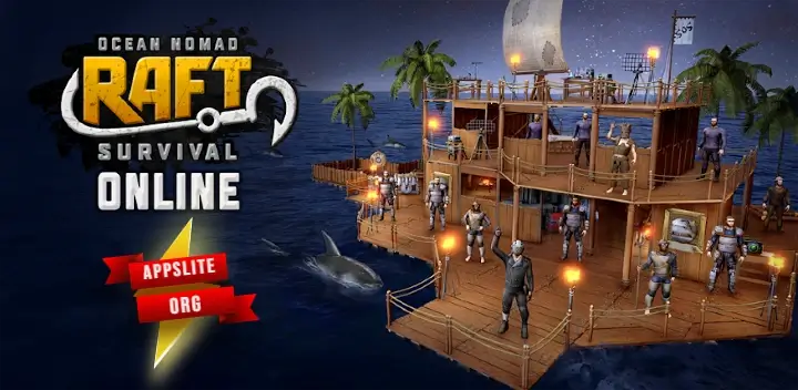 Background تحميل لعبة Raft Survival: Multiplayer مهكرة 2024 للاندرويد 